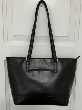 Patricia Nash Violetti Tote in Vintage Distressed Leather - NWOT in Chocolate